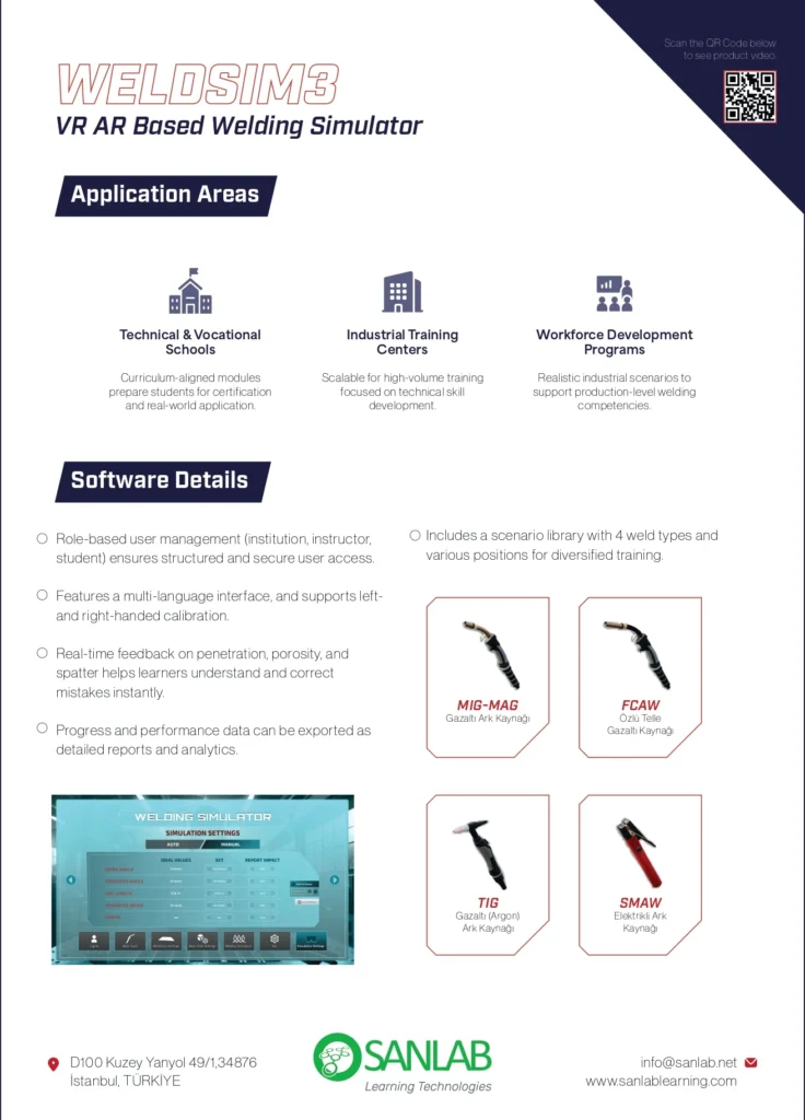 Catalogues & Brochures - SANLAB Welding Simulator